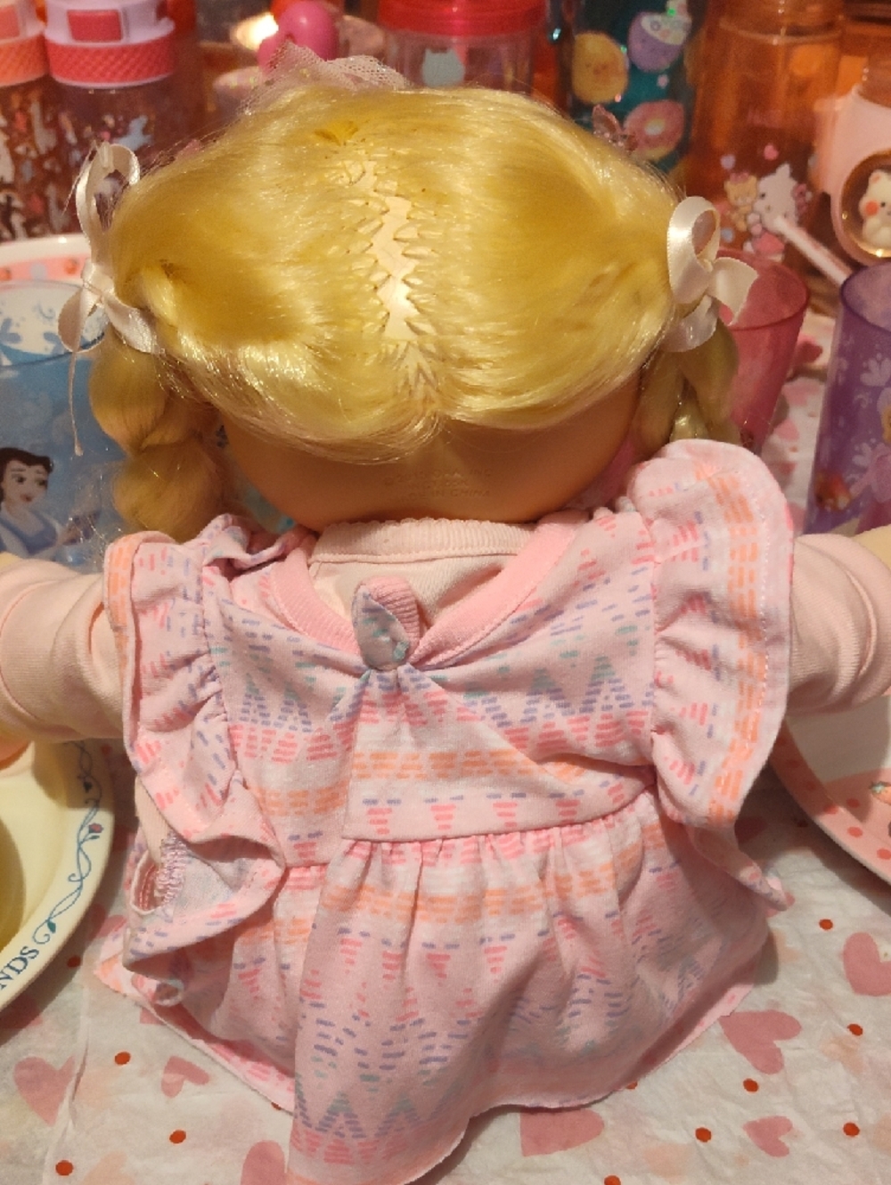 Cabbage Patch Kids 2015 Blonde-Haired Playtime Doll in Pink Outfit - Picture 9 of 16